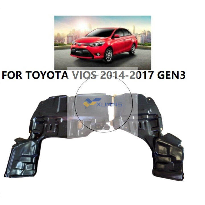 Xuming for Toyota Vios 2014 2015 2016 2017 Engine Splash Guard / Engine