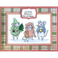 Warm&amp;Cozy Christmas Wishes Mouse Rats Gifts Clear Transparent Stamp Scrapbook for Card Album Make Diy Craft Stamp 2020