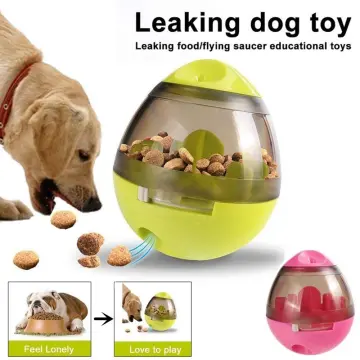 Dog Treat Ball IQ Training Treat Dispensing Dog Toys Interactive Food  Puzzles Ball for Dogs Cats Pet Slow Feeder Ball Robot Green 