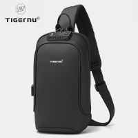 hot【DT】☌☼  Warranty Fashion Men Crossbody Splashproof Chest Anti-theft USB Charging Male