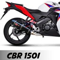 ท่อ รุ่น CBR 150I ตรงรุ่น ปลายสามเหลี่ยม พร้อมคอท่อ สแตนเลส ขนาด ยาว 35 กว้าง 10 สูง 10 ซม. งานสวย อุปกรณ์ครบชุด ราคาพิเศษสุด