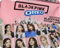 [OREO x BLACKPINK] โอรีโอ คุกกี้สีชมพูสอดไส้ครีมรสดาร์ช็อกโกแลต  (28.5 กรัม × 9 แพค)