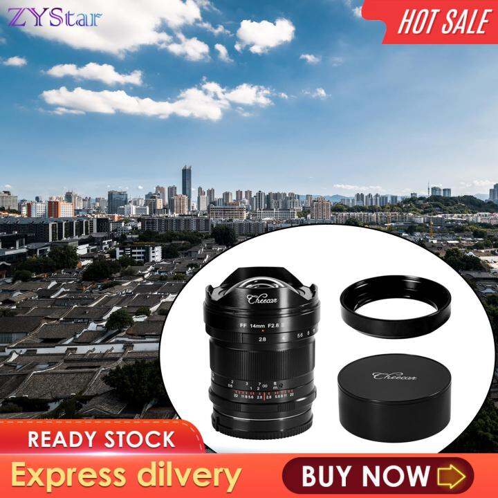 zystar-เลนส์โฟกัสแบบเต็มกรอบ14มม-ปิดสนิทด้วยตนเอง-f2-8สำหรับชุดติดตั้ง