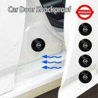 Nissan Car Door Protector Shock Absorber Rubber Sound Insulation Pad for Kicks Navara Versa Liniva Np300 Sentra March Nv350 Caravan X-trail Almera Car Accessories