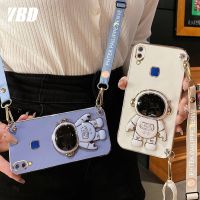 เคสเชือกยาว YBD สำหรับ Vivo Y85 V9เยาวชน1723 Y95 Y91 Y93 1807 1815เคสโทรศัพท์ VIVO V11i Y97 1806น่ารักนักบินอวกาศแผ่นยางกันลื่น