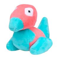 ของเล่นตุ๊กตาโปเกมอน Porygon นั่ง Cuties ตุ๊กตายัดไส้ต้นฉบับของขวัญ12เซนติเมตร