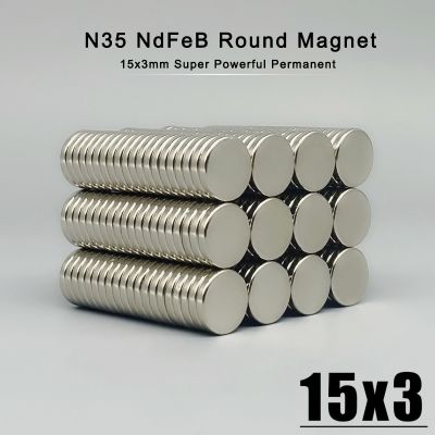 5/10/20/50/100Pcs 15x3 Neodymium Magnet 15mm x 3mm N35 NdFeB Round Super Powerful Strong Permanent Magnetic imanes Disc 15x3mm
