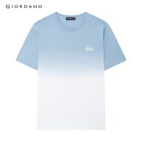 GIORDANO เสื้อยืดผู้ชาย Mens Infinite Summer Cotton Tee 01092209