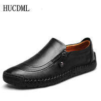 HUCDML Loafersขนาดใหญ่38-48สนับสนุนDropshipping 2021หนังผู้ชายรองเท้าสบายๆนุ่มสบายMens hot sell