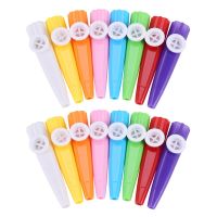 48 Pieces Plastic Kazoos 8 Colorful Kazoo Musical Instrument, Good Companion for Guitar, Ukulele, Violin (48 Pieces)