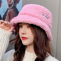 2022 Girls Style Winter Fisherman Hat Warm Fleece Bucket Hat For Women