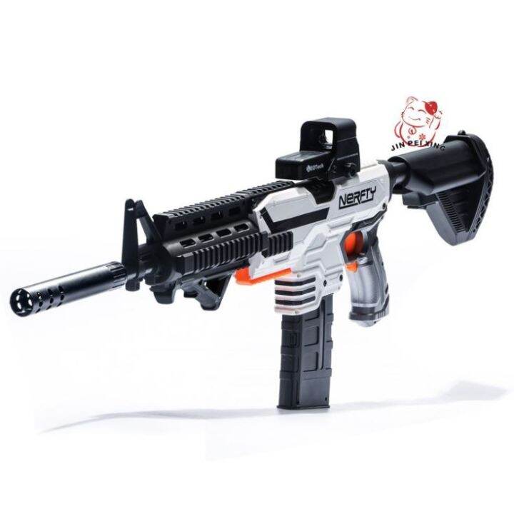 M416 Blaster Electric Nerf Riffle Machine Gun Battery Operated Rechargeable Automatic Bullets