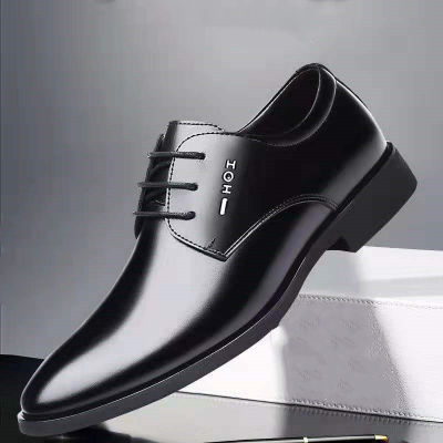 Mazefeng Classic Business Men Dress Shoes Fashion Elegant Formal Wedding Shoes Men Slip on Office Oxford Shoes for Men  New