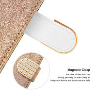 Luxury Glitter Wallet Case for 13 12 Mini SE2020 11 Pro Max XR X 7 8 Plus Leather Flip Cover Splice Phone Funda Bag