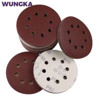 10pcs 5 Inch 125mm 8 Hole60-1200 Grit Round Shape Sanding Discs Buffing Sheet Sandpaper Hole Sander Polishing Pad