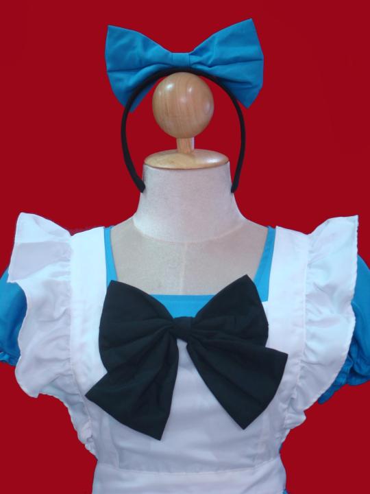 คลาสสิคอลิสเมดสีขาวฟ้า-classic-alice-maid