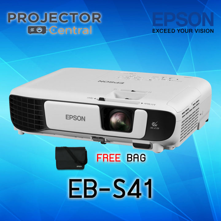 Epson EB-S41 LCD Projector (3,300 Ansi Lumens/SVGA) เครื่องฉายภาพ