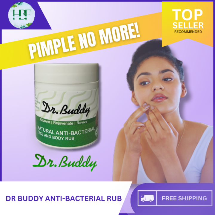 1 Pc DR. BUDDY Natural Anti Bacterial Face and Body Rub 50g Cures All