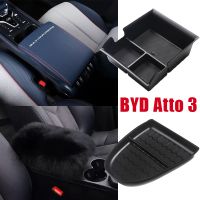 Car Center Console Storage Box Leather Armrest Cover for BYD Atto 3 Yuan Plus 2022 Act 3 Multi-style Auto Modified Accessories