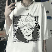 [มีสินค้า]อะนิเมะมังงะ jujutsu kaisen gojo satoru ps ยูจิ อิทาโดริ เสื้อยูนิเวิส x เสื้อยืด rt