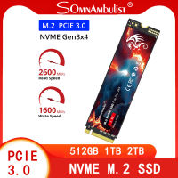 SomnAmbulist original Solid-state drive M2 Nvme 512GB 256GB internal solid state drive M.2 PCIE 3.0 128GB laptop desktop internal hard disk