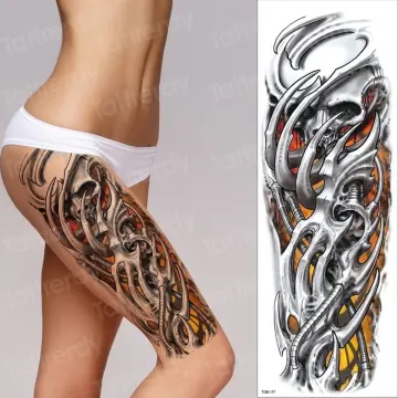 leg tattoos men mechanicalTikTok Search