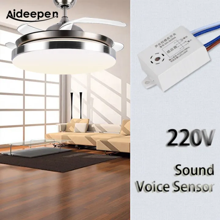 2022 New 5pcs 220V Sound Voice Sensor Switch Indoor Intelligent Auto On ...