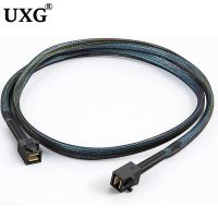 50cm/100cm Mini SAS HD SFF 8643 Cable Internal SFF 8643 SAS Cable Mini SAS SFF 8643 to 8643 Cable Adapter for Computer Hard Disk