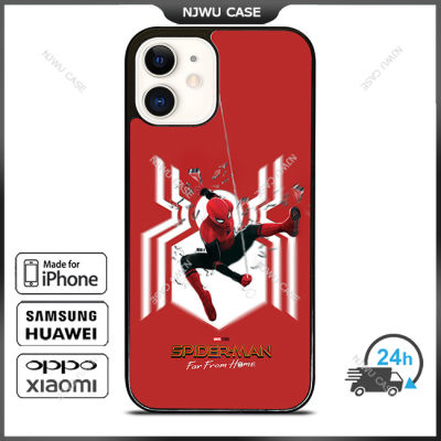 Spider Far From Home Red Action Phone Case for iPhone 14 Pro Max / iPhone 13 Pro Max / iPhone 12 Pro Max / XS Max / Samsung Galaxy Note 10 Plus / S22 Ultra / S21 Plus Anti-fall Protective Case Cover