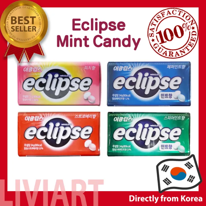 [Eclipse] Eclipse Sugarfree Mints Korean Snack Candy 31g34g (Pepper