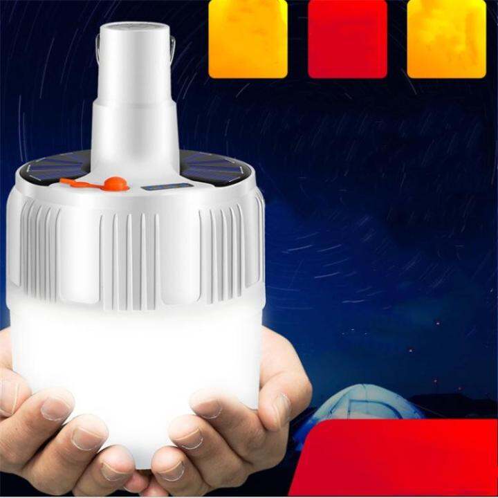 first-lightหลอดไฟฉุกเฉินโซล่าเซลล์50w-solar-emergency-charging-lamp