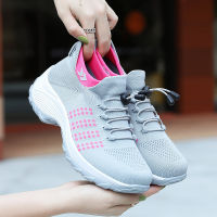 Women Walking Shoes Comfortable Chunky Sneakers Athletic Breathable Slip-on Outdoor Sock Shoes