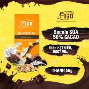 SIÊU NGON Socola sữa Hạt điều Figo 50g siêu gây nghiện