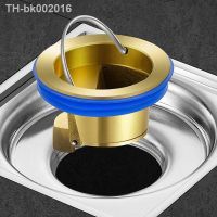 ✿ Universal Brass Floor Drain One Way Drain Valve Odor Insect Prevention Toilet Bathroom Sewer Strainer Drain Cover