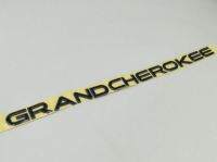 โลโก้สติกเกอร์ จิป แกรนด์เชอโรกี สีดำ Grand Cherokee Jeep black sticker logo decal emblem