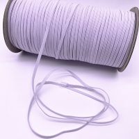 New 3-12mm 5 Yards/lot White Hight Elastic Bands Spool Sewing Band Flat Elastic Cord Diy Handmade Accessories Spine Supporters