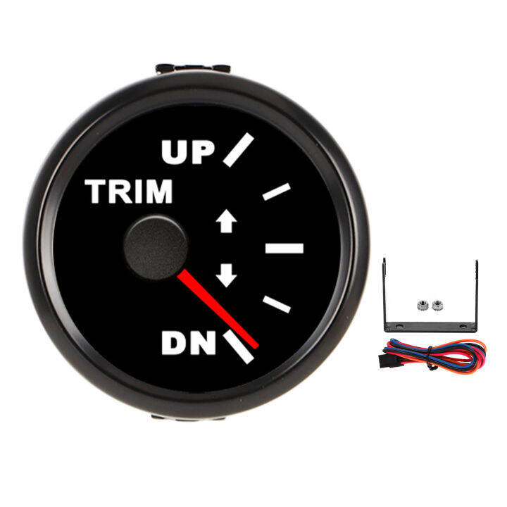 52มม./2in เรือ Trim Balance Gauge Meter UP DN Marine Trim Gauge IP67กัน