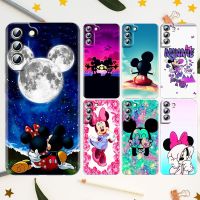 Mickey Minnie Mouse Disney Phone Case For Samsung Galaxy S23 S22 S21 S20 FE S10 E S9 Plus Ultra Pro Lite 5G Transparent Cover