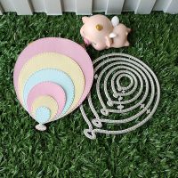 New 6 Pcs balloons metal cutting die mould scrapbook decoration embossed photo album decoration card making DIY handicrafts