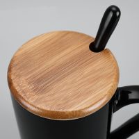 Wooden Cup Lid With Hole For Glass Jars Cover