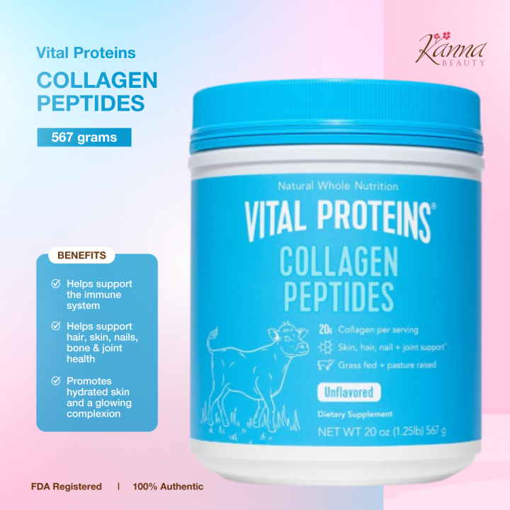 Vital Proteins Collagen Peptides Unflavored 1.25 lbs (567g) OR (405g
