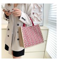 Female Tote Bag Versatile New Portable Two Thousand And Twenty-three Large Capacity Handbag Flax