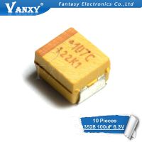 10pcs B 3528 100uF 6.3V 107 SMD tantalum capacitor