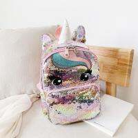 BAGOO 2020 ใหม่แฟชั่นผู้หญิงUnicornการ์ตูนน่ารักเลื่อมกระเป๋าเป้สะพายหลังวัยรุ่นสาวไหล่กระเป๋าเป้สะพายหลังสำหรับผู้หญิงขาย