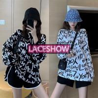 COD Letitia Robbins ?LACESHOW?จัดส่งฟรี?11.11? Womens long-sleeved OversizesT-shirtเสื้อยืดผู้หญิงแขนยาวฮิปฮอปเสื้อผ้าแฟชั่นใหม่เกาหลีสบาย