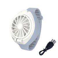 R9UD USB Rechargeable Fan With Comfortable Wrist Strap Portable Mini Fan Watch-Shaped Fan Control For Indoors Or Outdoors Tra