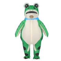 Halloween Cute Animals Inflatable Frog Cosplay Costume Suits Adult Air Blow-Up Costumes Fancy-Dress For Carnival Party