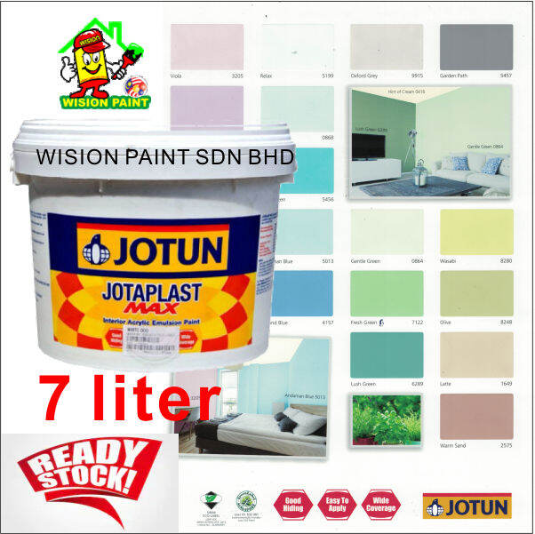 7L Jotun Paint Jotaplast Max Interior Acrylic Emulsion Paint Lazada