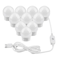 USB LED 5V Makeup Lamp Wall Light Beauty 2 6 10 14 Bulbs Kit For Dressing Table Stepless Dimmable Hollywood Vanity Mirror Light