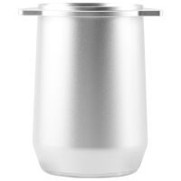 Dosing Cup 54mm, Coffee Powder Picker Aluminum Metal Coffee Accessories Binaural Hand Free for Use with 54mm